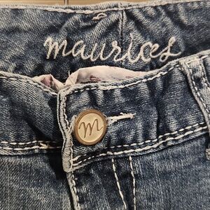 Maurices Women's Faded Blue Boot Cut Jeans